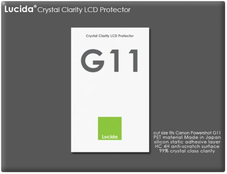 Lucida LCD 螢幕保護貼〔G11 G12 X-E1 X100S 適用〕