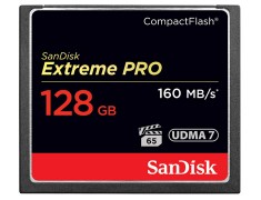 SanDisk Extreme Pro CF 128GB 記憶卡〔160/150MB〕公司貨