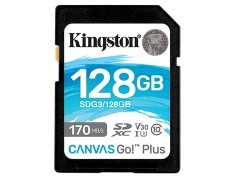 Kingston Canvas Go! Plus SD 128GB 記憶卡〔170MB/s〕公司貨