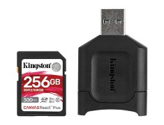 Kingston Canvas React Plus SD 256GB 記憶卡〔300MB/s〕公司貨