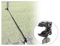 Keystone自行車龍頭支架〔Insta360 X2、X3適用〕金屬鉗夾+五節延伸桿【接受預訂】