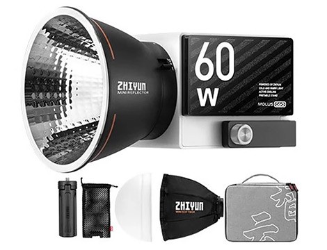 Zhiyun Molus G60 智雲功率王〔Combo套裝〕LED攝影燈 正成公司貨【接受預訂】