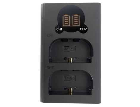 Rowa LP-E6 副廠雙槽電池充電器
