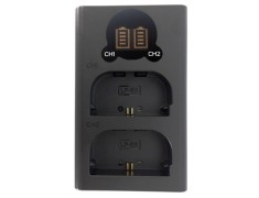 Rowa LP-E6 副廠雙槽電池充電器