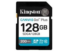 Kingston Canvas Go! Plus SD 128GB 記憶卡〔200MB/s〕公司貨