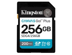 Kingston Canvas Go! Plus SD 256GB 記憶卡〔200MB/s〕公司貨